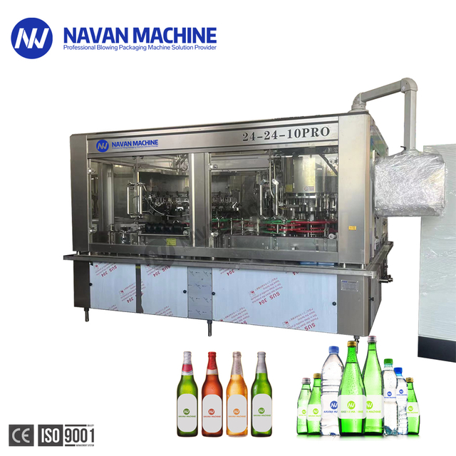 NAVAN Hot Sell High Speed Multi Function Glass Bottle Plastic Bottle Steel Bottle Beer Bottling Machines For Carbonated and Non-Carbonated Drink