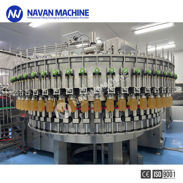 NAVAN PET Plastic Bottled Craft Beer Automatic Rinsing Filling Machine Capping Machine
