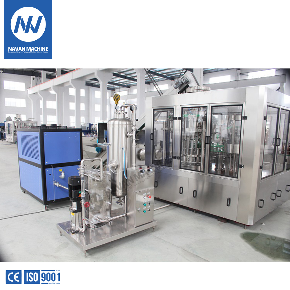 NAVAN Beer Sparkling Drink Automatic Glass Bottle Filling Bottling Machine 
