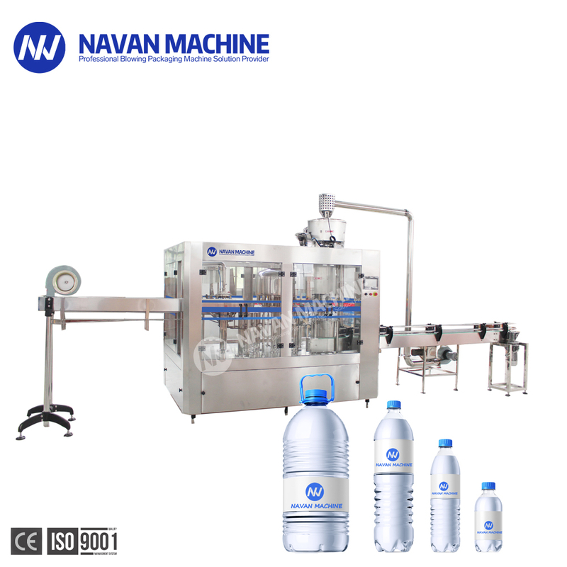Water Bottle Washing Filling Capping Labeling Production Line