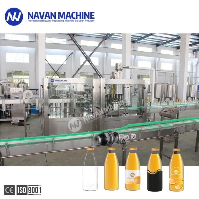 Automatic PET/Plastic Bottled Juice Drinking 3-In-1 Washing Filling Capping Machine 