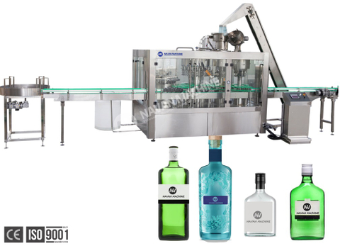 Automatic Glass Bottle Filling Machine for Wine And Noncarbonated Beverage 