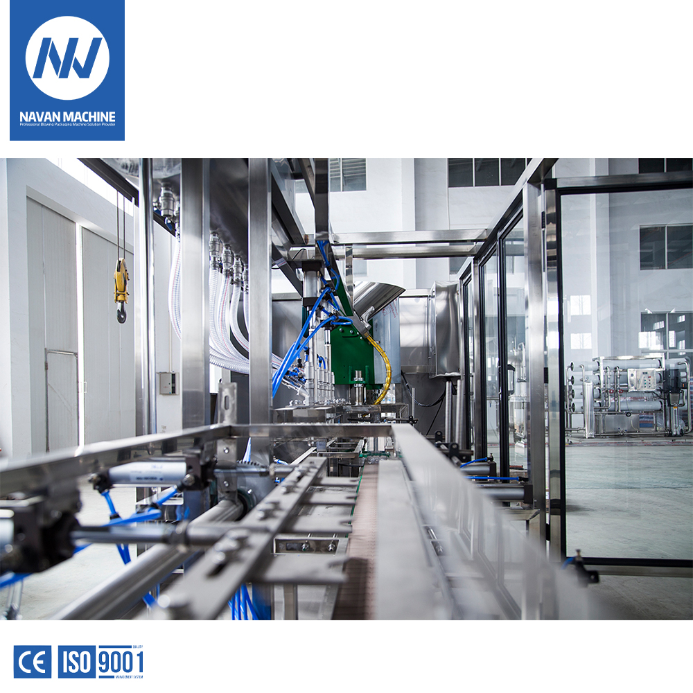 NAVAN Automatic Linear Model 3L-10L Water Bottle Rinsing Filling Capping Machine