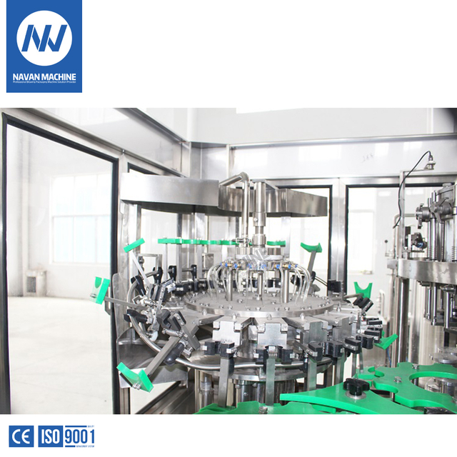 NAVAN Beer Sparkling Drink Automatic Glass Bottle Filling Bottling Machine 