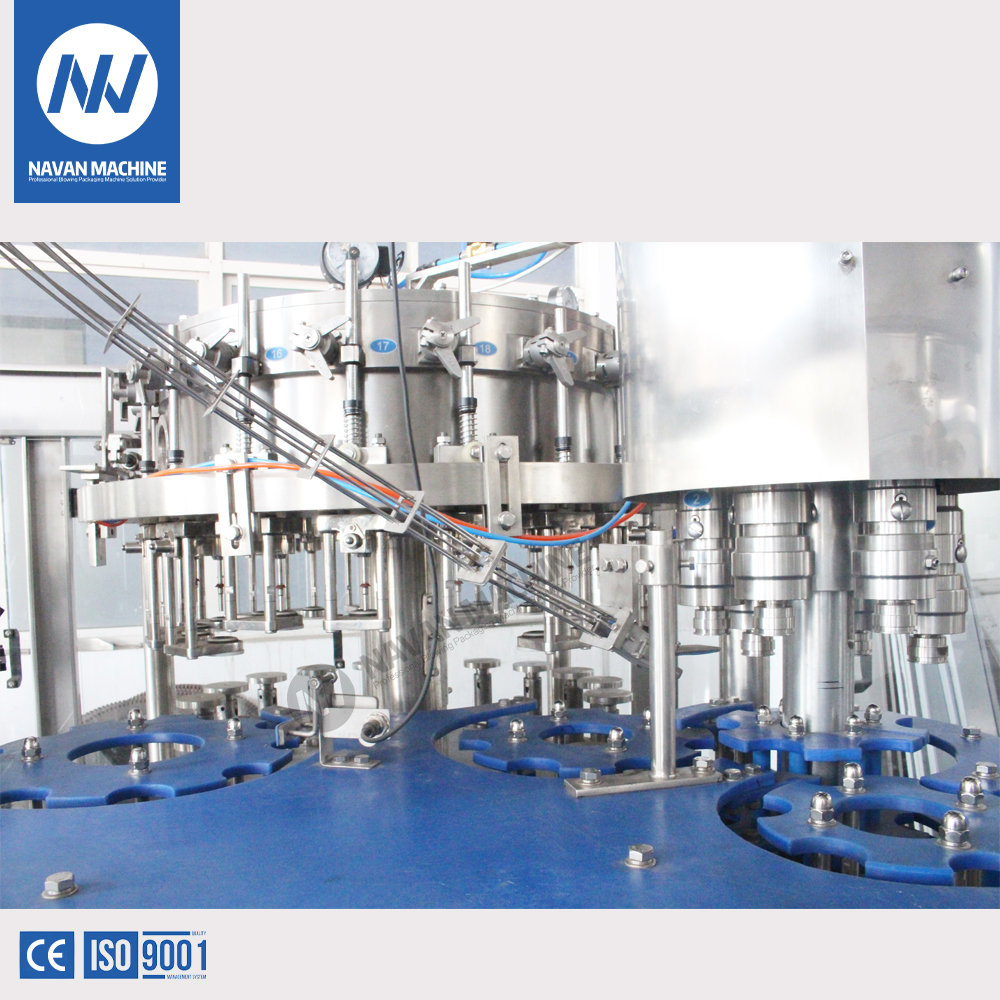 Automatic PET/Plastic Bottled Juice Drinking 3-In-1 Washing Filling Capping Machine 