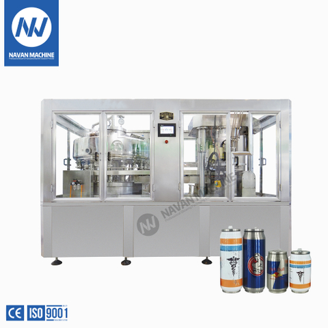 NAVAN Stable Quality Automatic CAN Beverage Filling Seaming Machine of Carbonated Drink Production Line