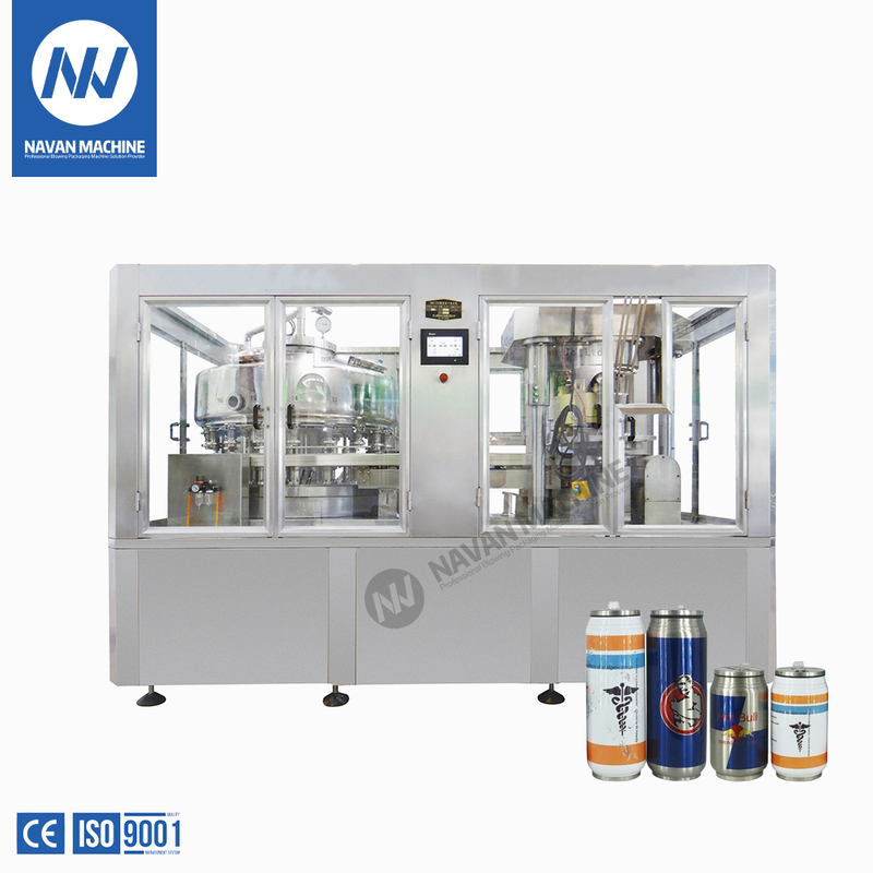 NAVAN Stable Quality Automatic CAN Beverage Filling Seaming Machine of Carbonated Drink Production Line