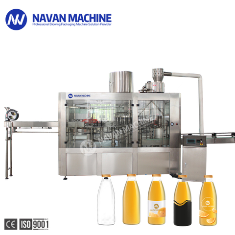 Automatic PET/Plastic Bottled Juice Drinking 3-In-1 Washing Filling Capping Machine 