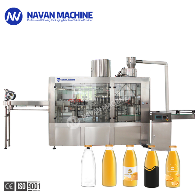 Full Automatic Juice Bottling Line Fruit Juice Beverage Filling Packaging Production Line 