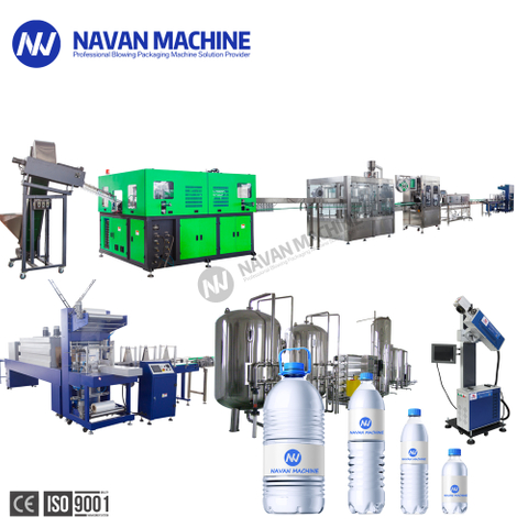 Water Bottling Machine Line Complete Automatic PET Plastic Bottle Pure Water Filling Machine Line