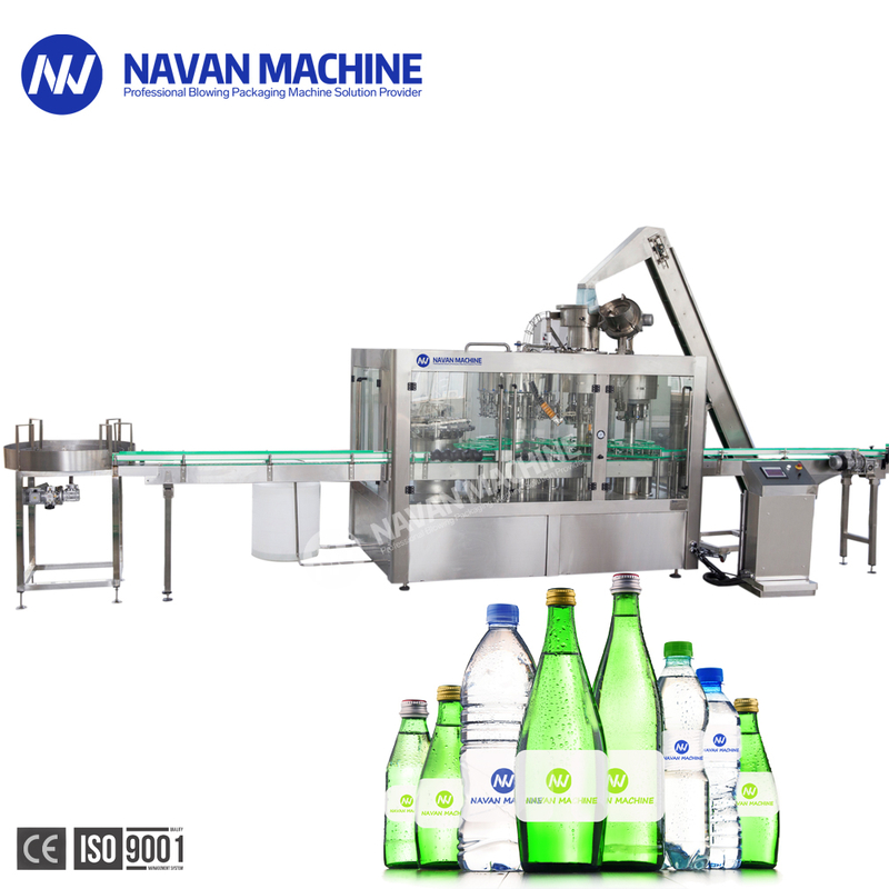 Automatic Glass Bottle Beer Drinking Washing Filling Capping Machine