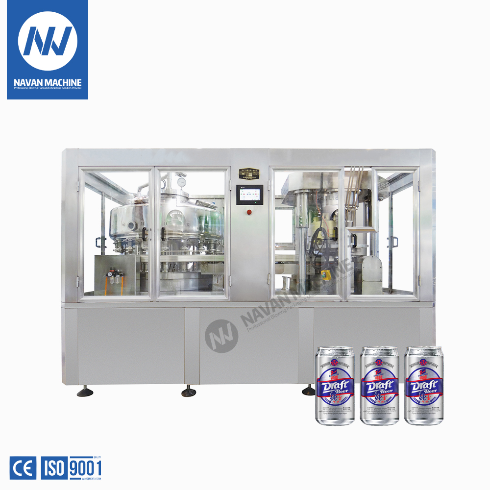 NAVAN Stable Quality Automatic CAN Beverage Filling Seaming Machine of Carbonated Drink Production Line