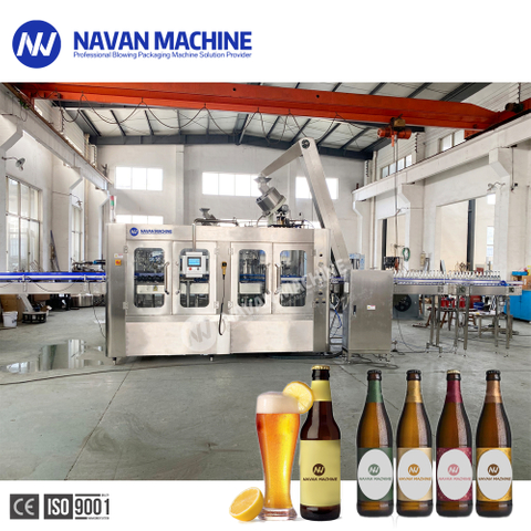Full Automatic Beer Wine Bottling Production Machine 