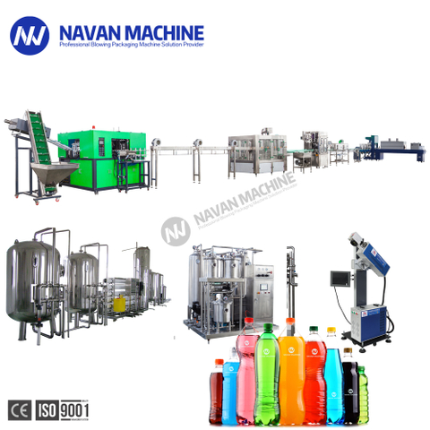CSD Soda Filling Line Automatic Carbonated Soft Drinking Bottling Machine Line