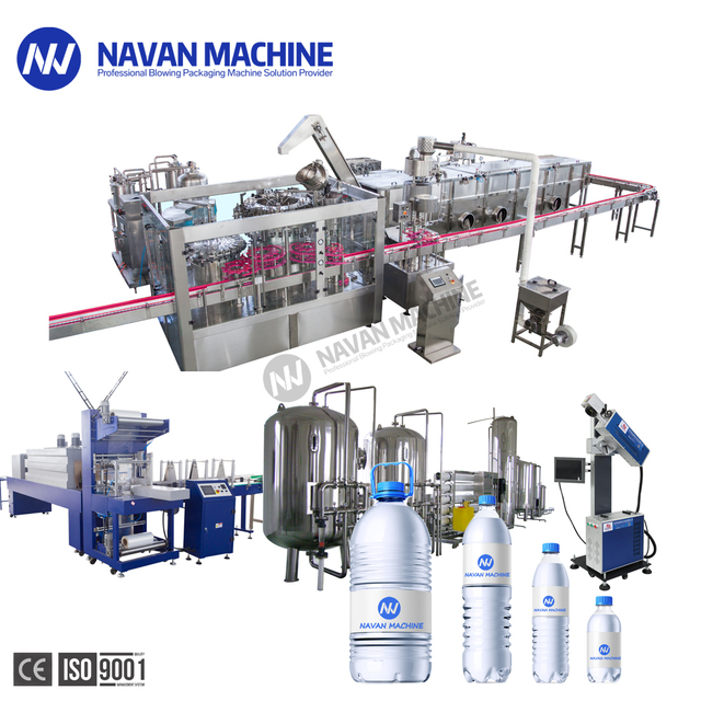 Full Automatic Complete PET Bottle Pure Water Filling Line