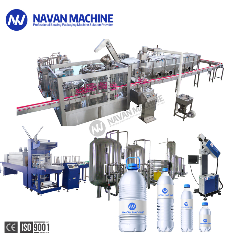 Full Automatic Complete Drinking Water PET Bottle Filling Line