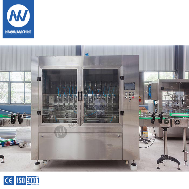 Complete Edible Oil Filling Capping Labeling Packaging Line Machine