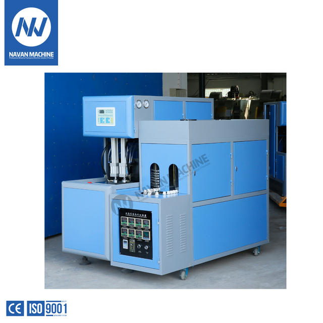 Two Cavities 800-1000BPH Semi Automatic 0.2 - 2.0L PET Bottle Stretch Blow Molding Machine