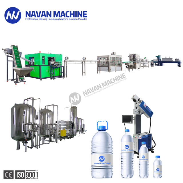 NAVAN PET Bottled Pure Water Filling Line Automatic Drinking Water Bottling Line