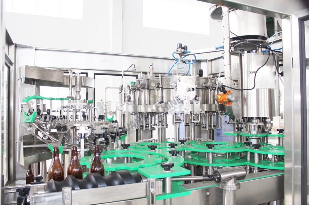 glass bottle filling machine detail 2