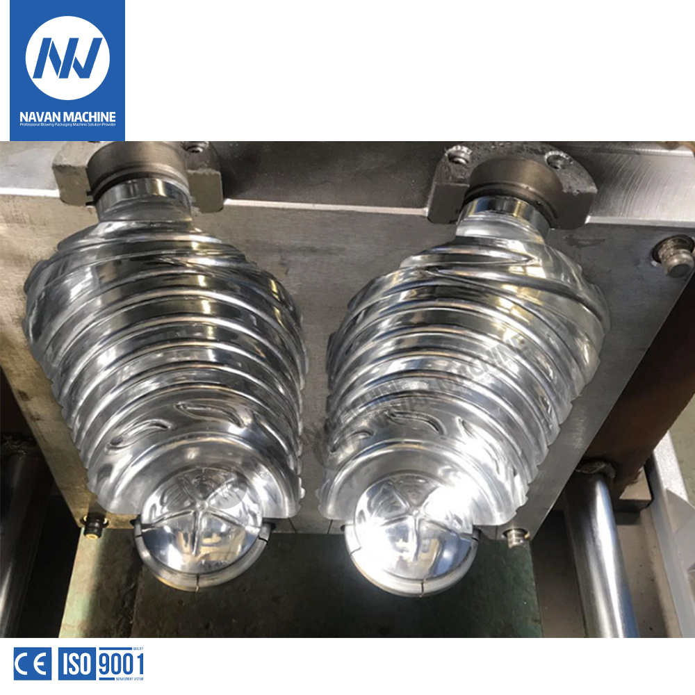 Semi Automatic 400 - 1200BPH 3 - 6L PET Bottle Stretch Blow Moilding Machine