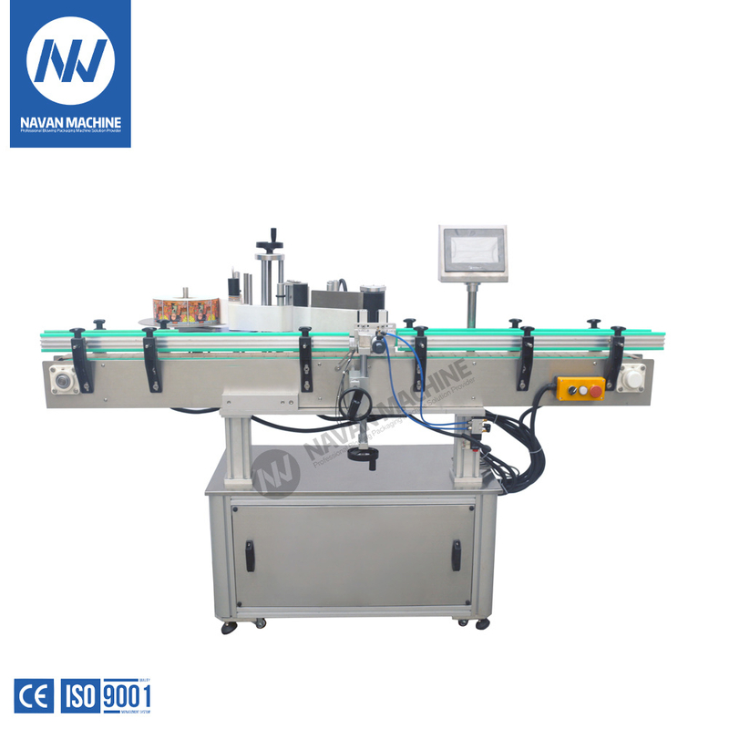 Full Automatic Sticker Labeling Machine For Plastic Glass Beverage Bottles