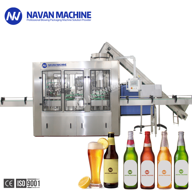 Automatic Glass Bottled Champagne Drinking Carbonated Vino Wine Filling Machine