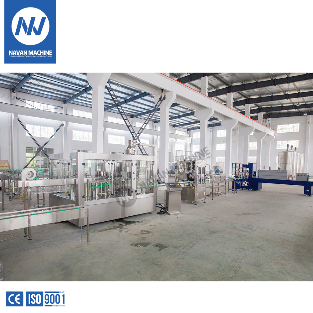 200ml-2000ml Plastic Bottle Automatic Water Production Line Solution Water Bottling Plant Machine