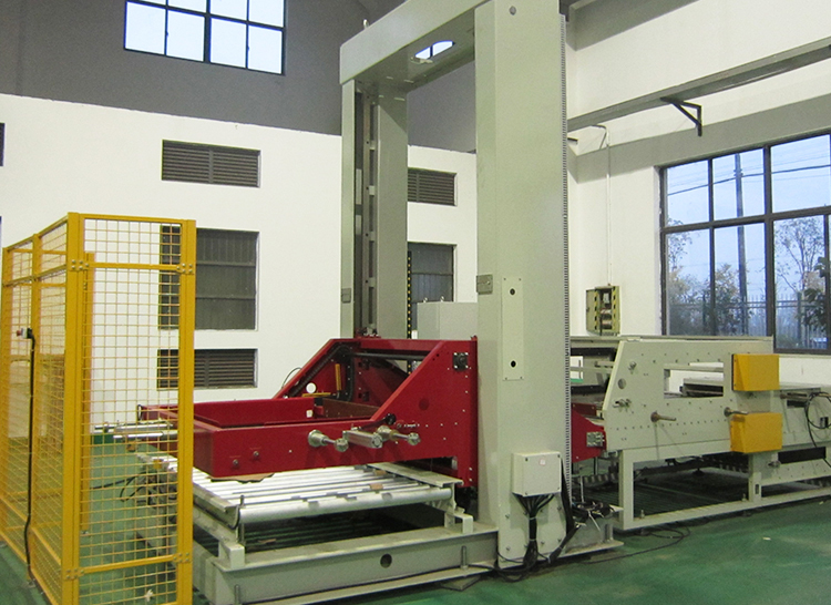Automatic Palletizer Machine for Stacking Water Bottle Cartons And Palletizing Film Packs on Pallet