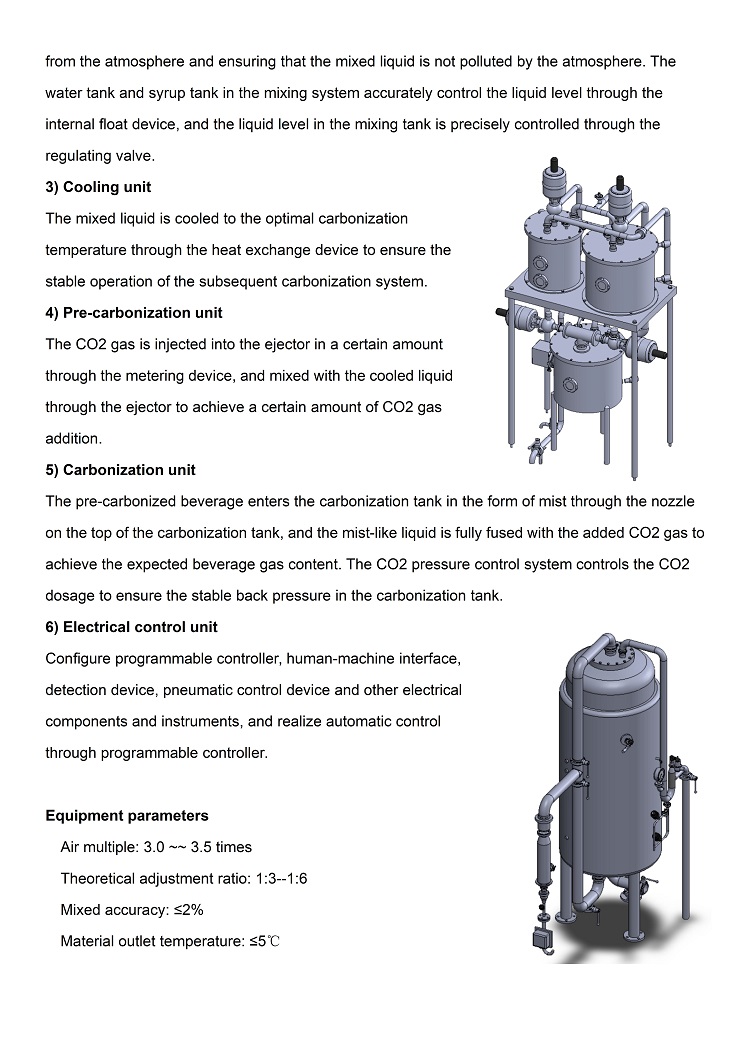 Navan QHS Carbon Dioxide Mixer CO2 Mixer Carbonation System Carbonator 