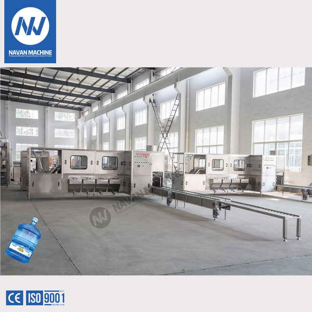 NAVAN Quality Assurance 5 Gallon Filling Machine Barreled Water Production Line