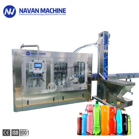 Automatic Energy Drink Carbonated Water Filling Bottling Production Line