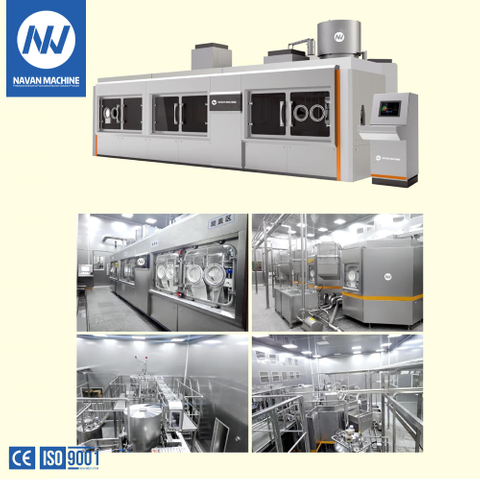 NAVAN High Speed Aseptic Drink Bottling Milk Filling Machine