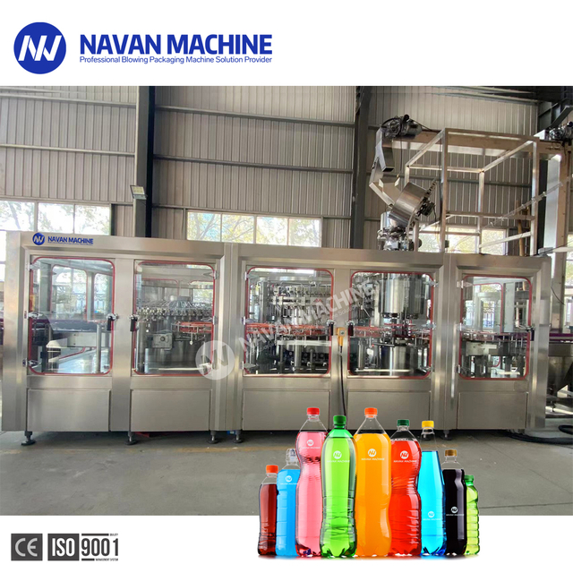 Full Automatic Carbonated Soft Drinks Bottling Line 