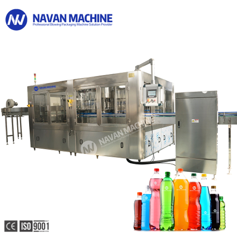 Complete Carbonated Soft Drink Filling Machine Automatic PET Soda Water Bottling Line