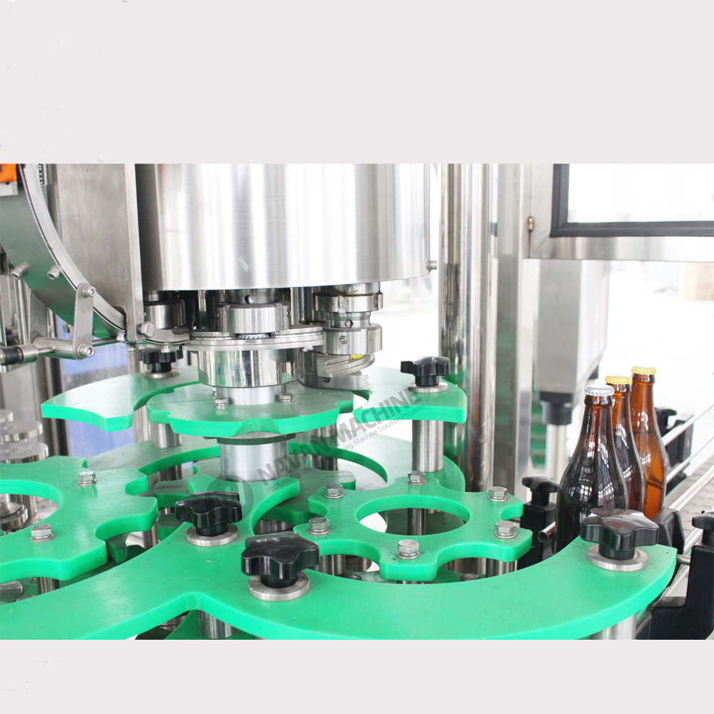 Full Automatic Beer Wine Bottling Production Machine 