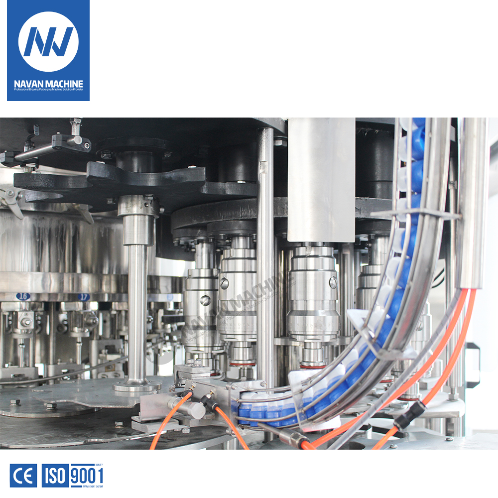 NAVAN 20000BPH Bottled Carbonated Soft Drink Automatic Rinsing Filling Machine Capping Machine