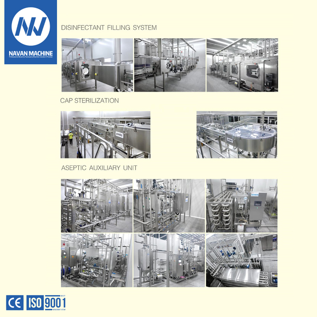 NAVAN High Speed Aseptic Drink Bottling Milk Filling Machine