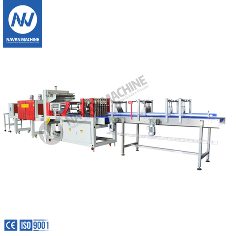 NV-MBS25 Automatic Upper And Lower Film Sealing&Cutting Heat Shrink Wrapper Packing Machine