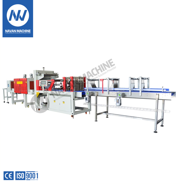 NV-MBS25 Automatic Upper And Lower Film Sealing&Cutting Heat Shrink Wrapper Packing Machine